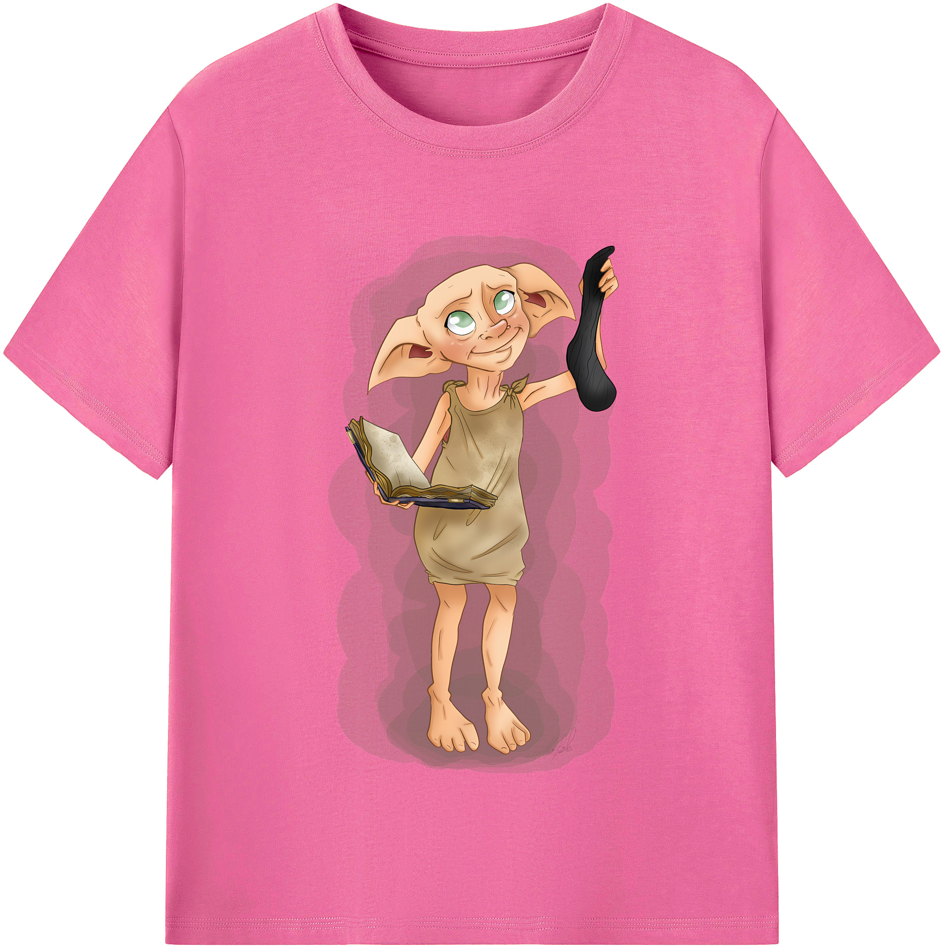 （画像用） Harry Potter ハリー・ポッターシリーズ レディースカジュアルプリントTシャツ（綿100％）